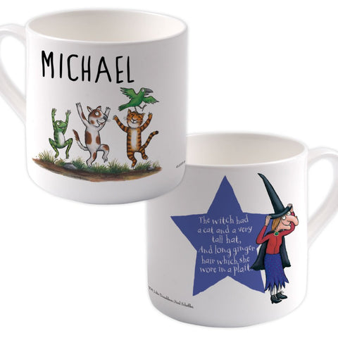 Room on the Broom Friends Personalised Large Bone China Mug