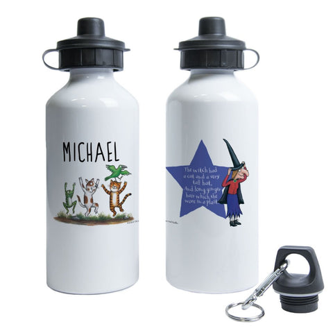 Witch Room on the Broom Personalised Water Bottle