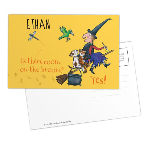 Yellow Room on the Broom Personalised Postcard
