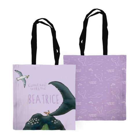 Come sail with me Personalised Edge to Edge Tote Bag