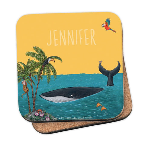 Palm Trees Personalised Coaster