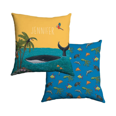 Palm Trees Personalised Cushion