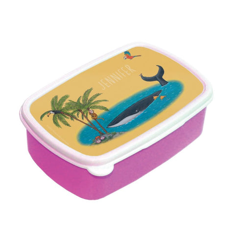 Palm Trees Personalised Lunch Box