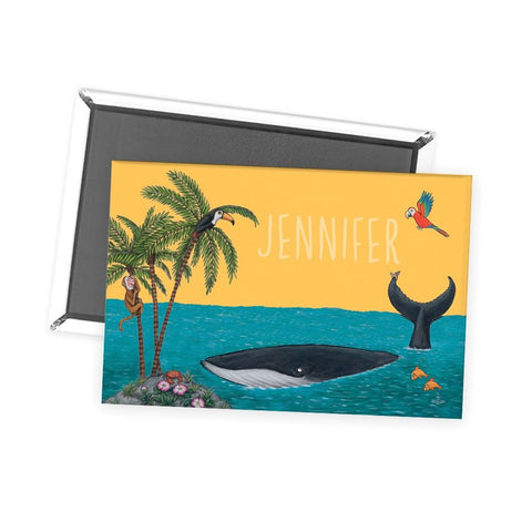 Palm Trees Personalised Magnet