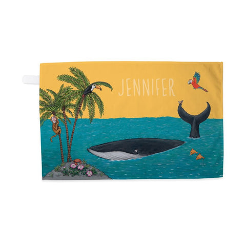 Palm Trees Personalised Tea Towel