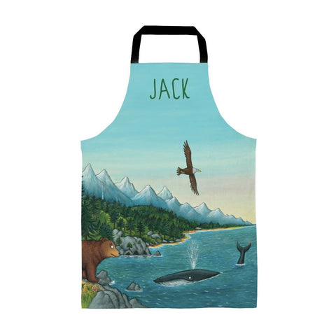 Mountains Personalised Apron