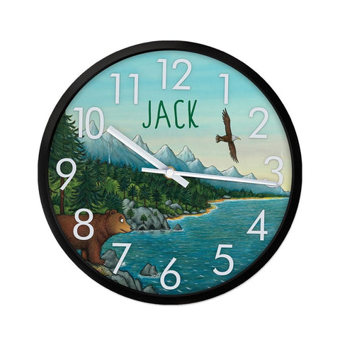 Mountains Personalised Clock