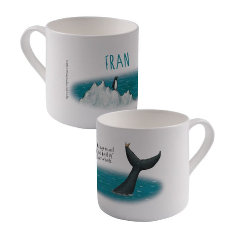 The tiny snail Personalised Large Bone China Mug
