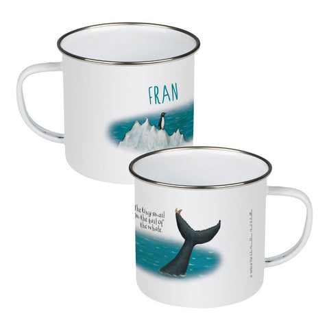 The tiny snail Personalised Enamel Mug