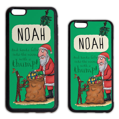 Festive Stick Man Personalised Phone Case