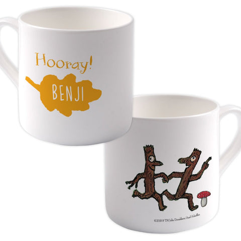 "Hooray"  Personalised Large Bone China Mug