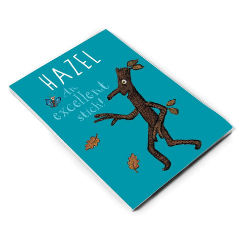 Blue Stick Man Personalised A5 Notepad