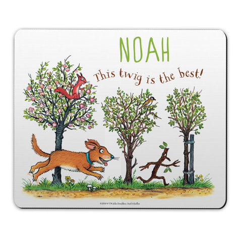 Stick Man Chase Personalised Mousemat