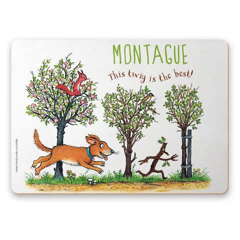 Stick Man Chase Personalised Placemat