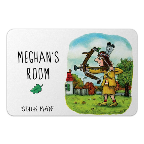 Personalised Stick Man  Personalised Door Plaque