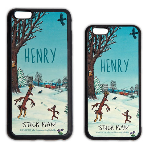 Stick Man Family Personalised Phone Case