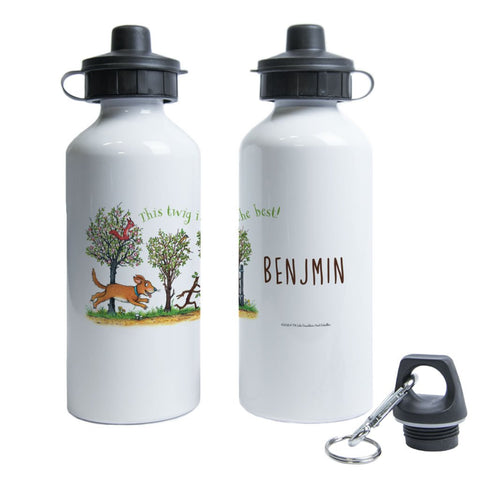 Stick Man Chase Personalised Water Bottle