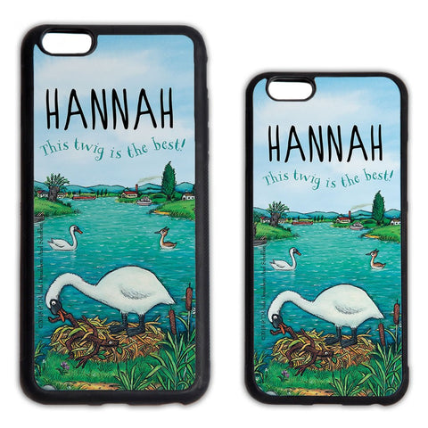 Stick Man by the lake Personalised Phone Case