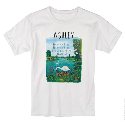Stick Man by the Lake Personalised T-shirt