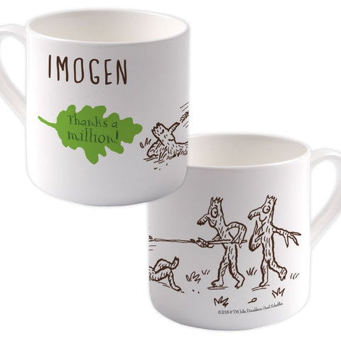 "Thanks a Million"  Personalised Large Bone China Mug