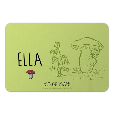 Personalised Green Stick Man Personalised Door Plaque