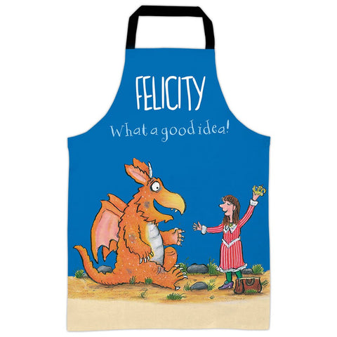 Blue Good Idea Zog Personalised Apron