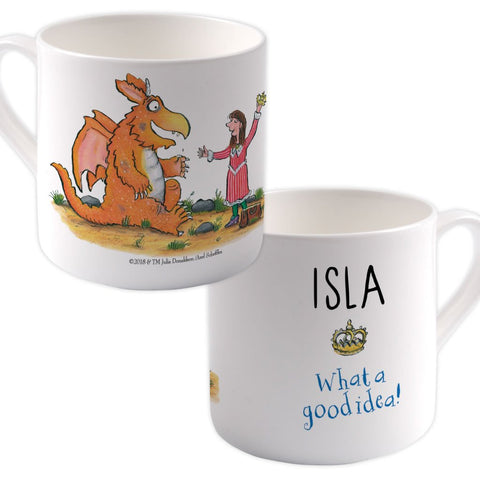 "What a good idea!" Zog Personalised Large Bone China Mug 