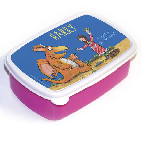 "What a good idea!" Zog Personalised Lunchbox