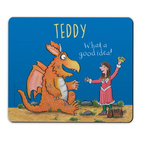 "What a good idea!" Zog Personalised Mouse Mat