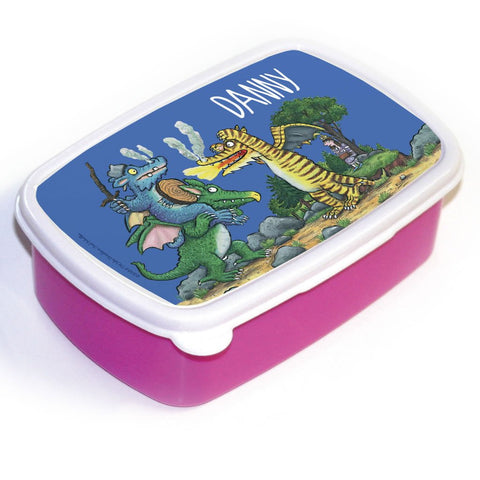 Zog and Friends Blue Zog Personalised Lunchbox