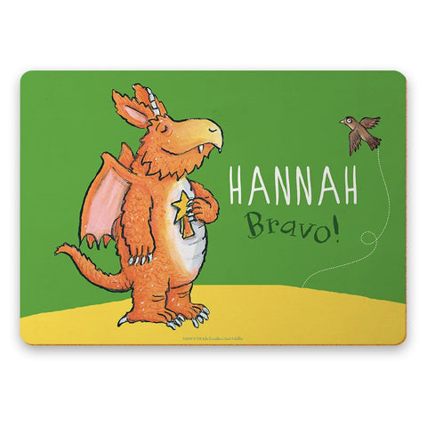 "What a good idea!" Zog Personalised Placemat 