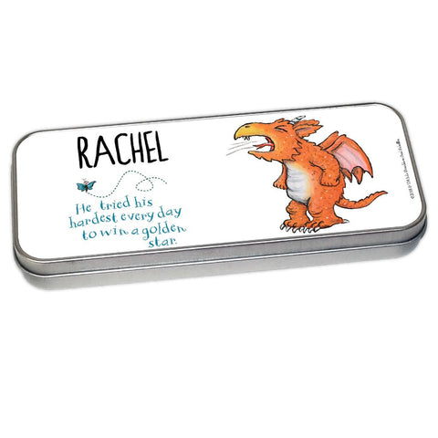 "What a good idea!" Zog Personalised Pencil Tin 