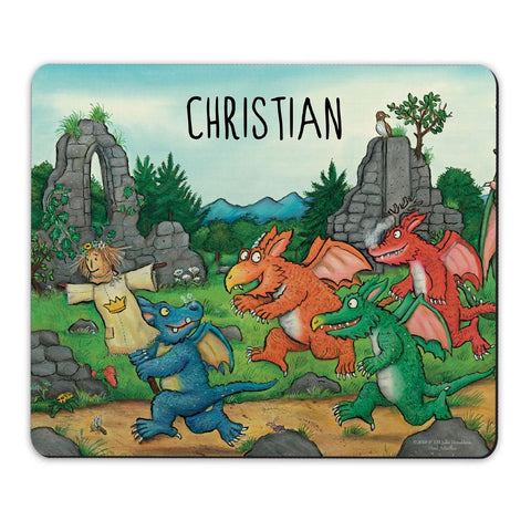 "What a good idea!" Zog Personalised Mouse Mat 