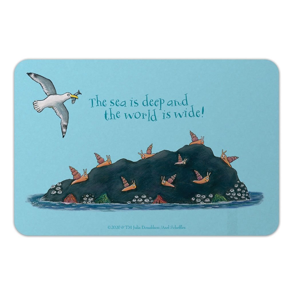 The sea is deep and the world is wide! Door Plaque