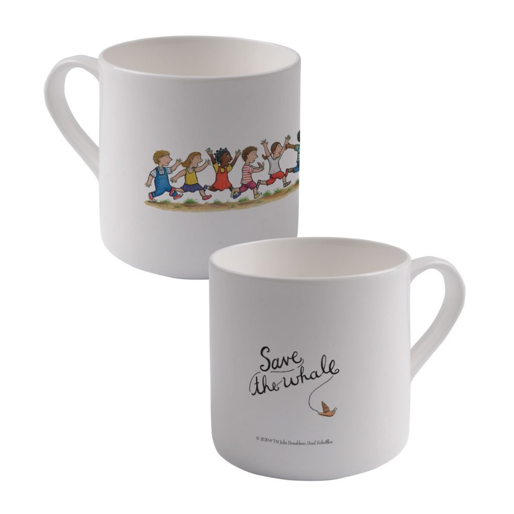 Save the whale! Large Bone China Mug