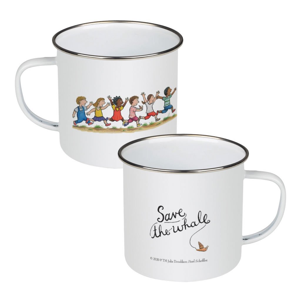 Save the whale! Enamel Mug